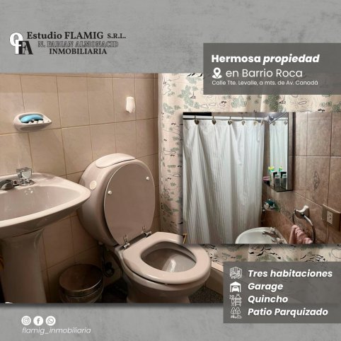 Casa en Venta por Estudio Flamig - Fabian Almonacid - Barrio Roca